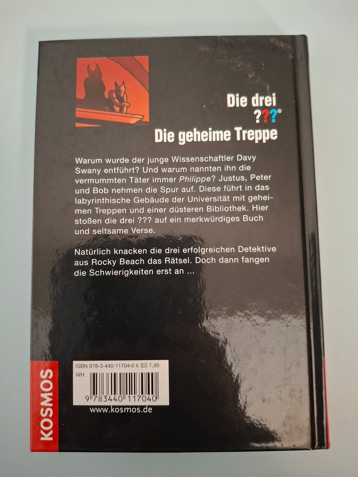Marco Sonnleitner - Die drei ???: Die geheime Treppe - Rare German Hardback Detective Novel (Kosmos, 2008)