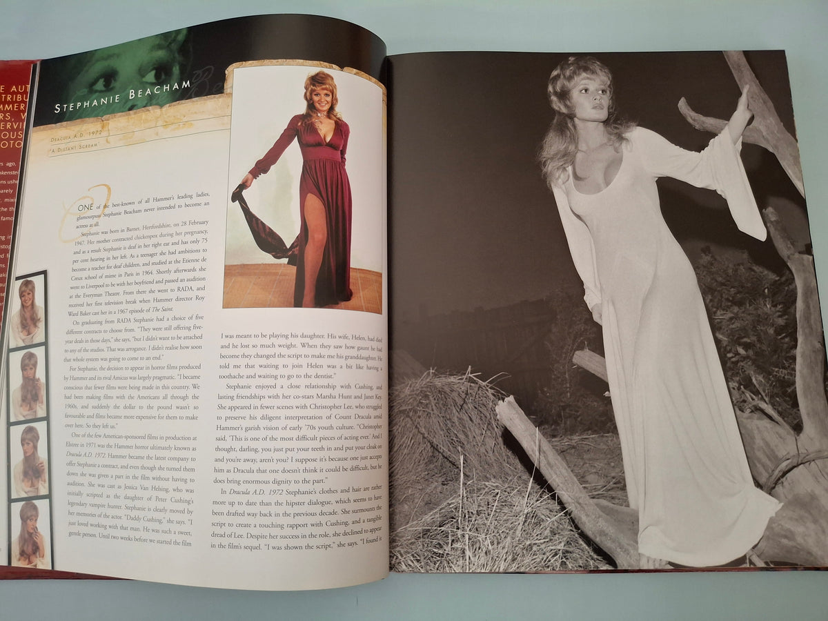 Marcus Hearn - Hammer Glamour: Classic Images From The Archive Of Hammer Films - Hardback First Edition Horror History Guide (Titan Books, 2009)
