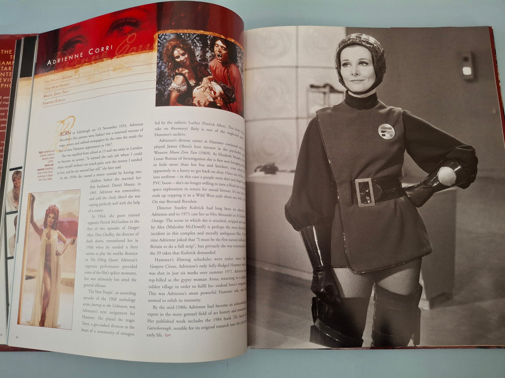 Marcus Hearn - Hammer Glamour: Classic Images From The Archive Of Hammer Films - Hardback First Edition Horror History Guide (Titan Books, 2009)
