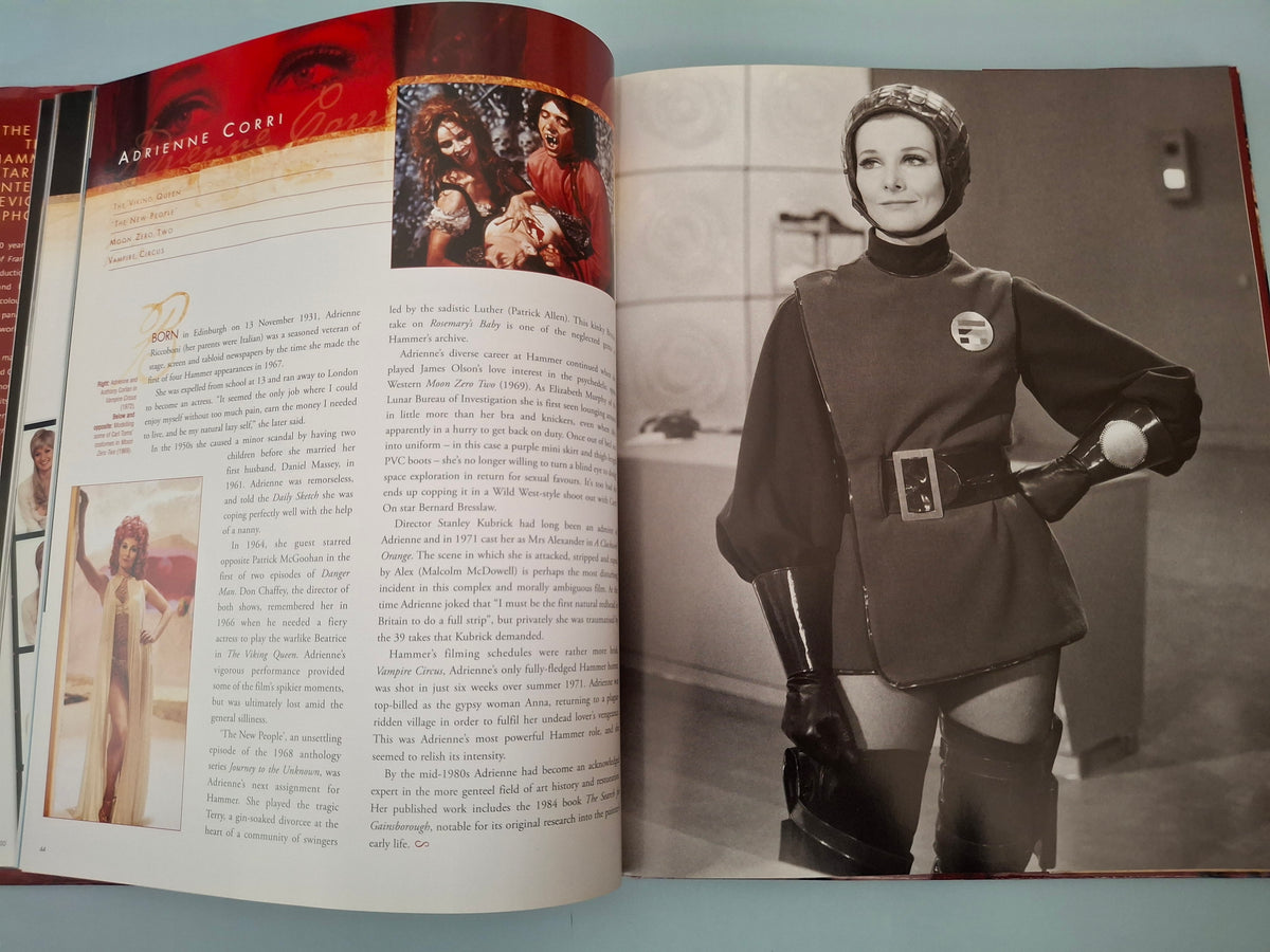 Marcus Hearn - Hammer Glamour: Classic Images From The Archive Of Hammer Films - Hardback First Edition Horror History Guide (Titan Books, 2009)