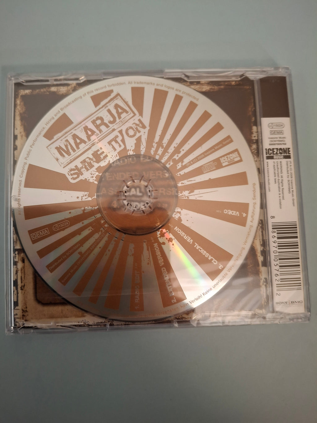 Maarja - Shine It On - Rare Estonian Euro-Pop/Rock Enhanced CD Single, Factory Sealed New Edition (Icezone Music/Sony BMG, 2006)