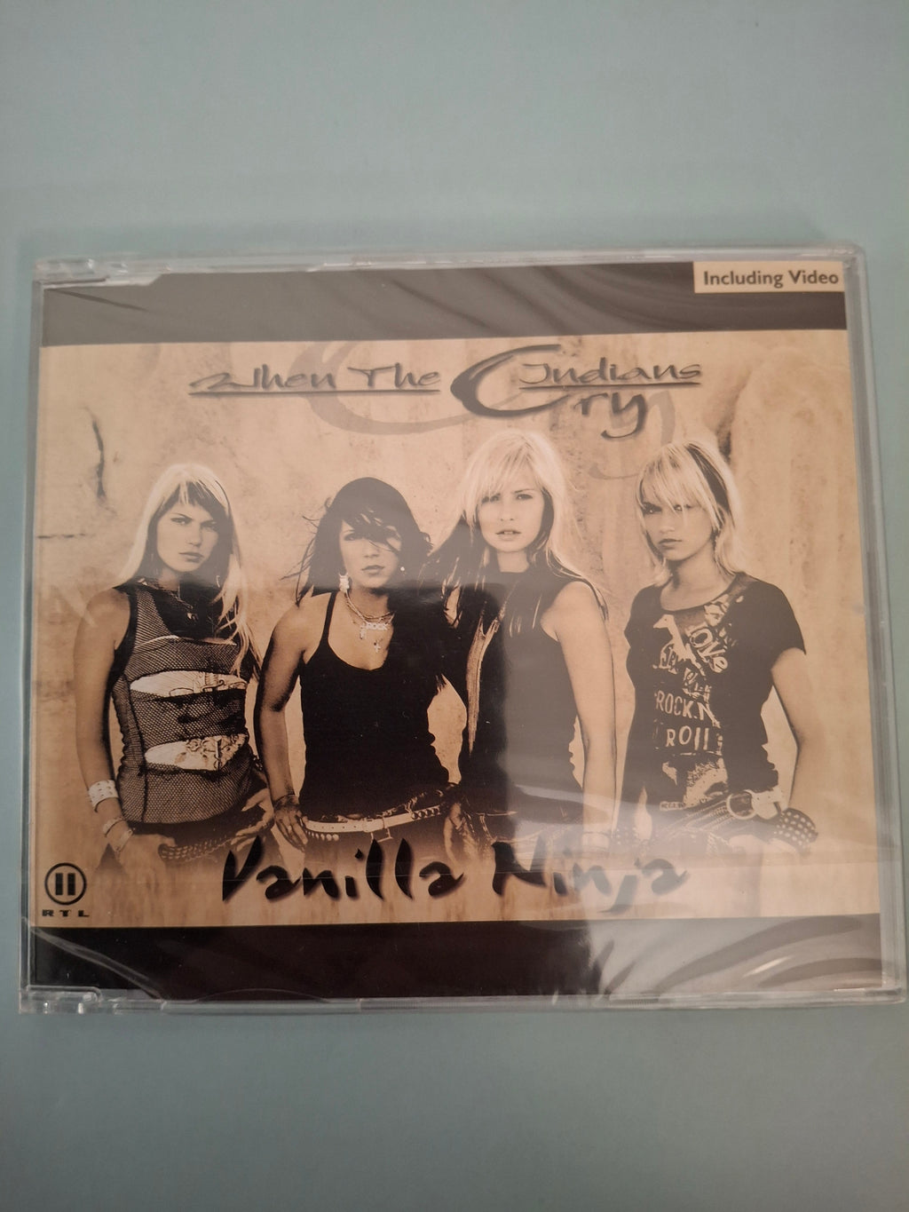 Vanilla Ninja - When The Indians Cry - Rare Baltic Pop-Rock Enhanced Maxi CD Single, Factory Sealed New Edition (Bros Music/Sony Music, 2004)