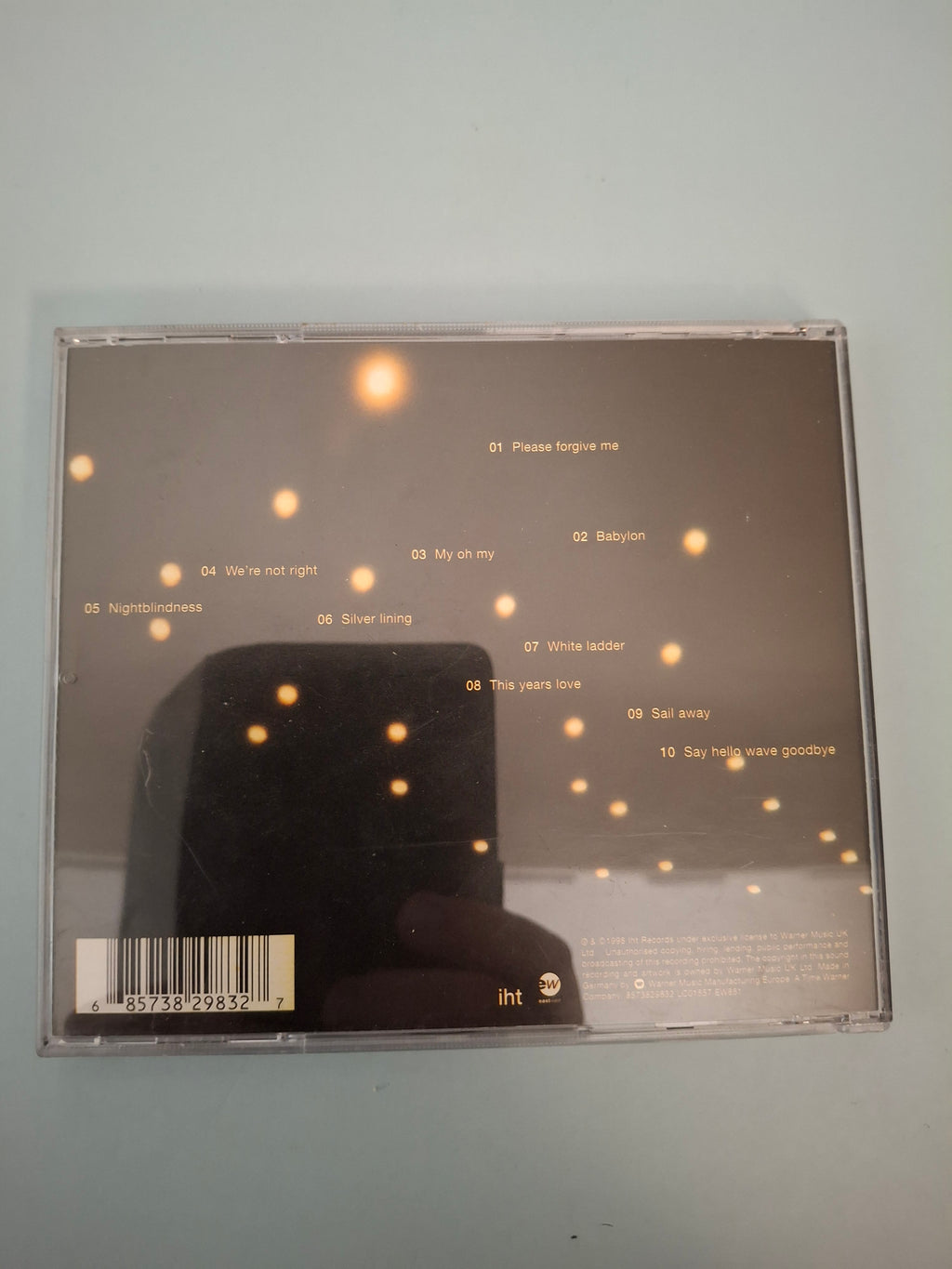 David Gray - White Ladder - Multi-Platinum Folk-Pop Studio Album CD Edition (EastWest/iht Records, 1998)