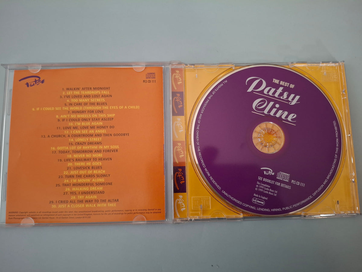 Patsy Cline - The Best Of - 30 Tracks Digitally Remastered, CD Album Compilation Edition (Pulse/Castle Music, 1999)