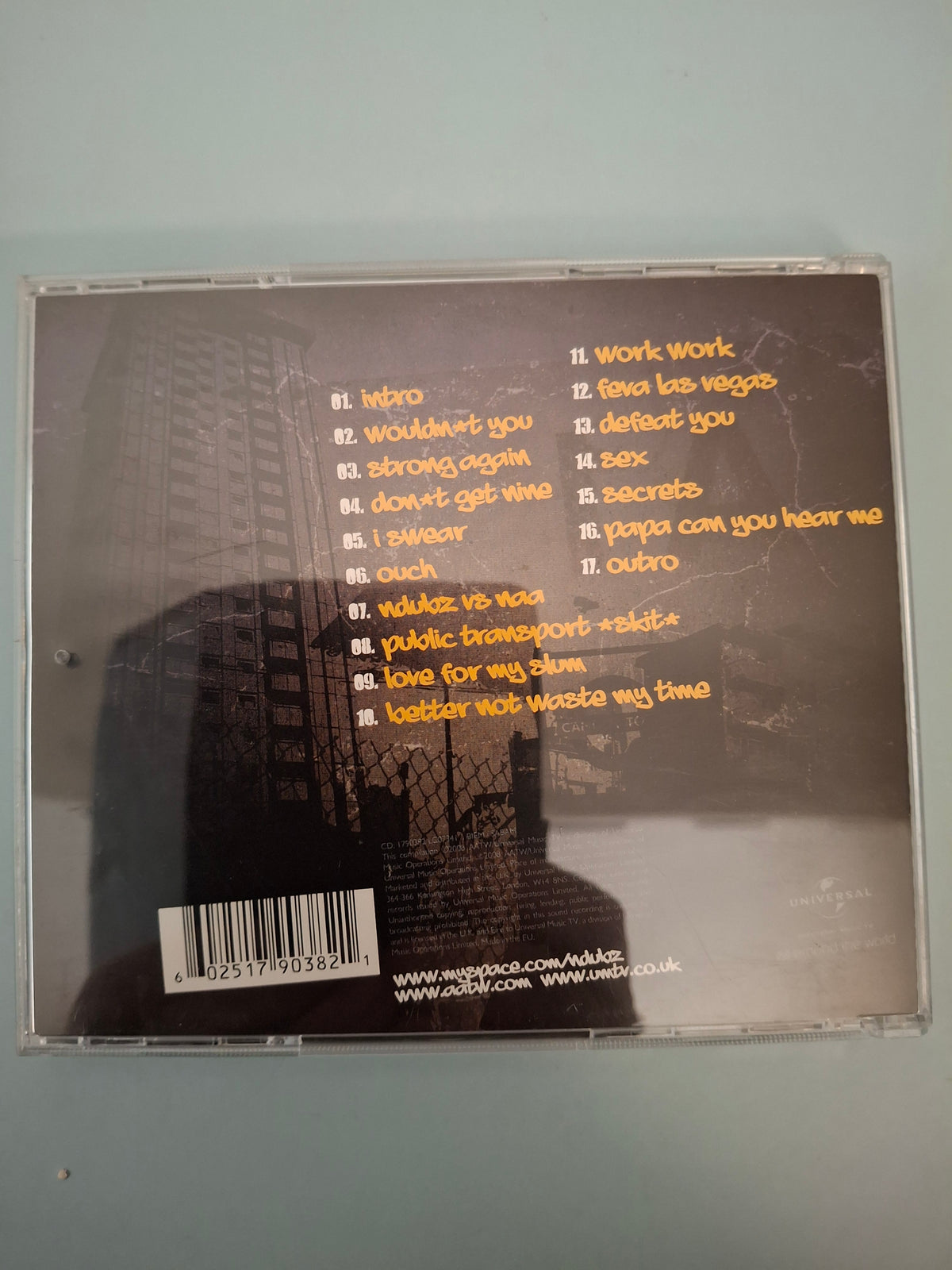 N-Dubz - Uncle B - Platinum Debut UK Hip Hop & Grime 17-Track CD Album (All Around The World/Universal, 2008)