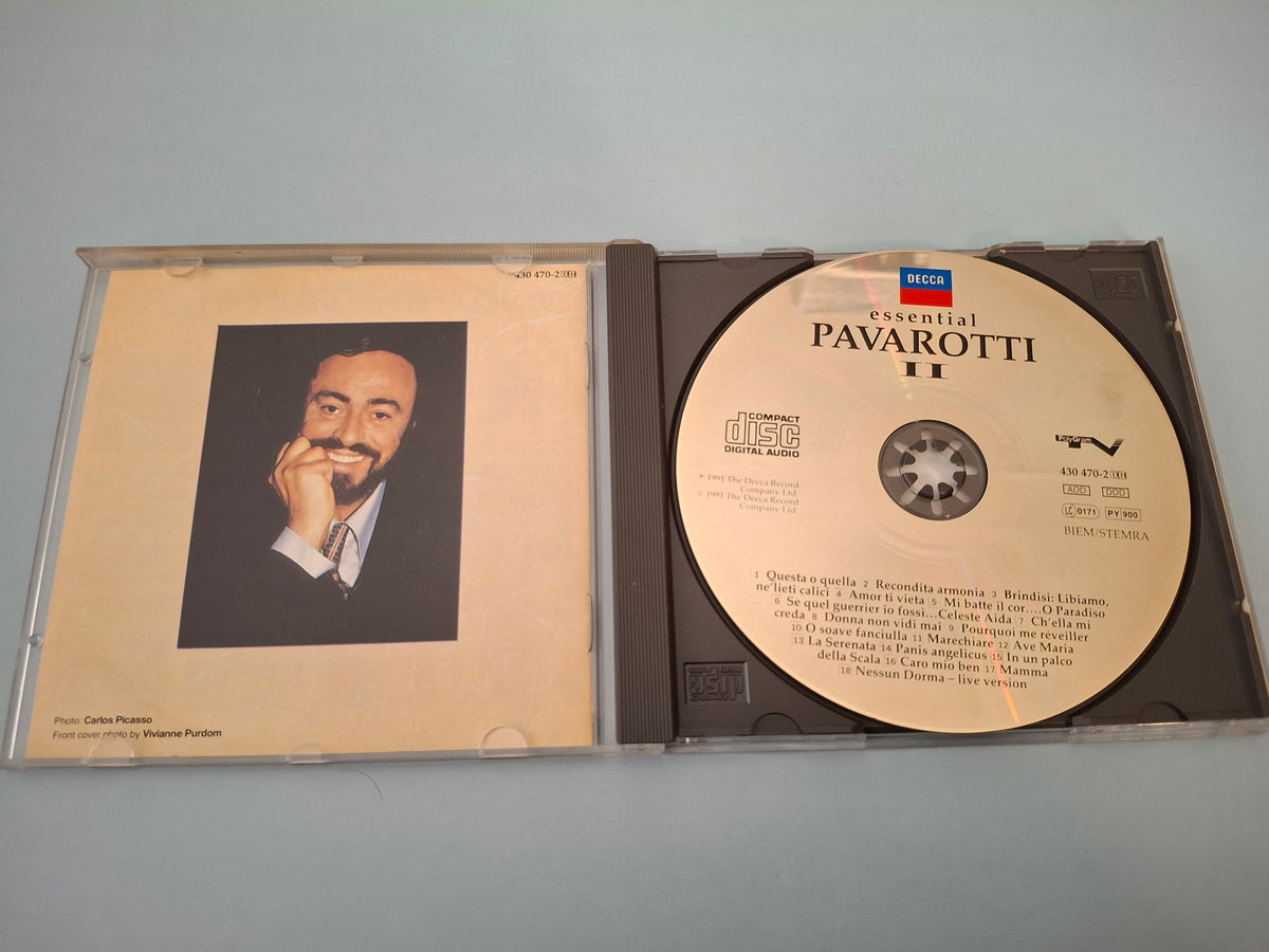 Luciano Pavarotti - Essential Pavarotti II - 18 More Of Luciano Pavarotti's Greatest Recordings, CD Album Edition (Decca, 1991)