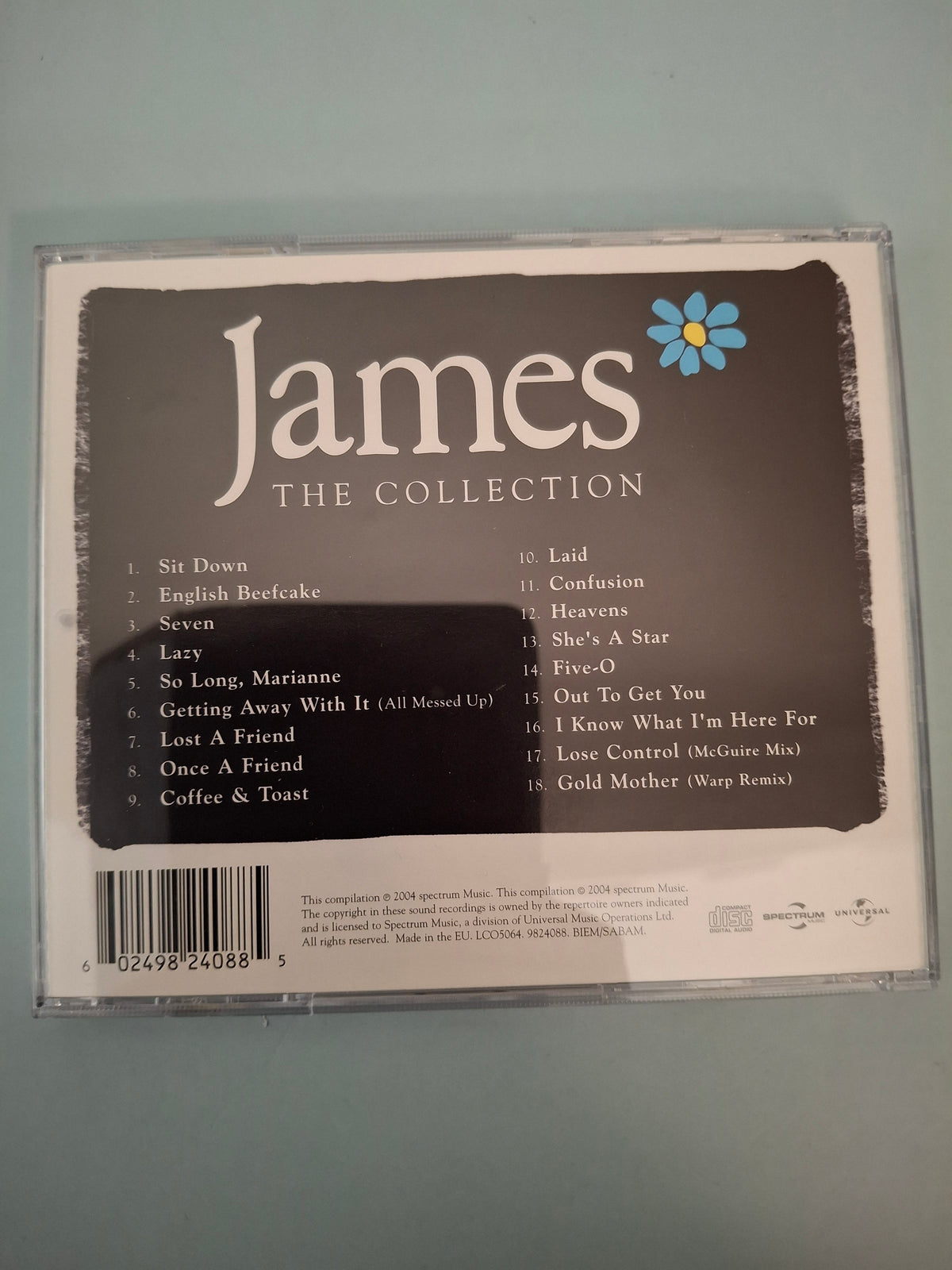James - The Collection - Essential 18-Track Indie Rock CD Album Compilation (Spectrum/Universal, 2004)