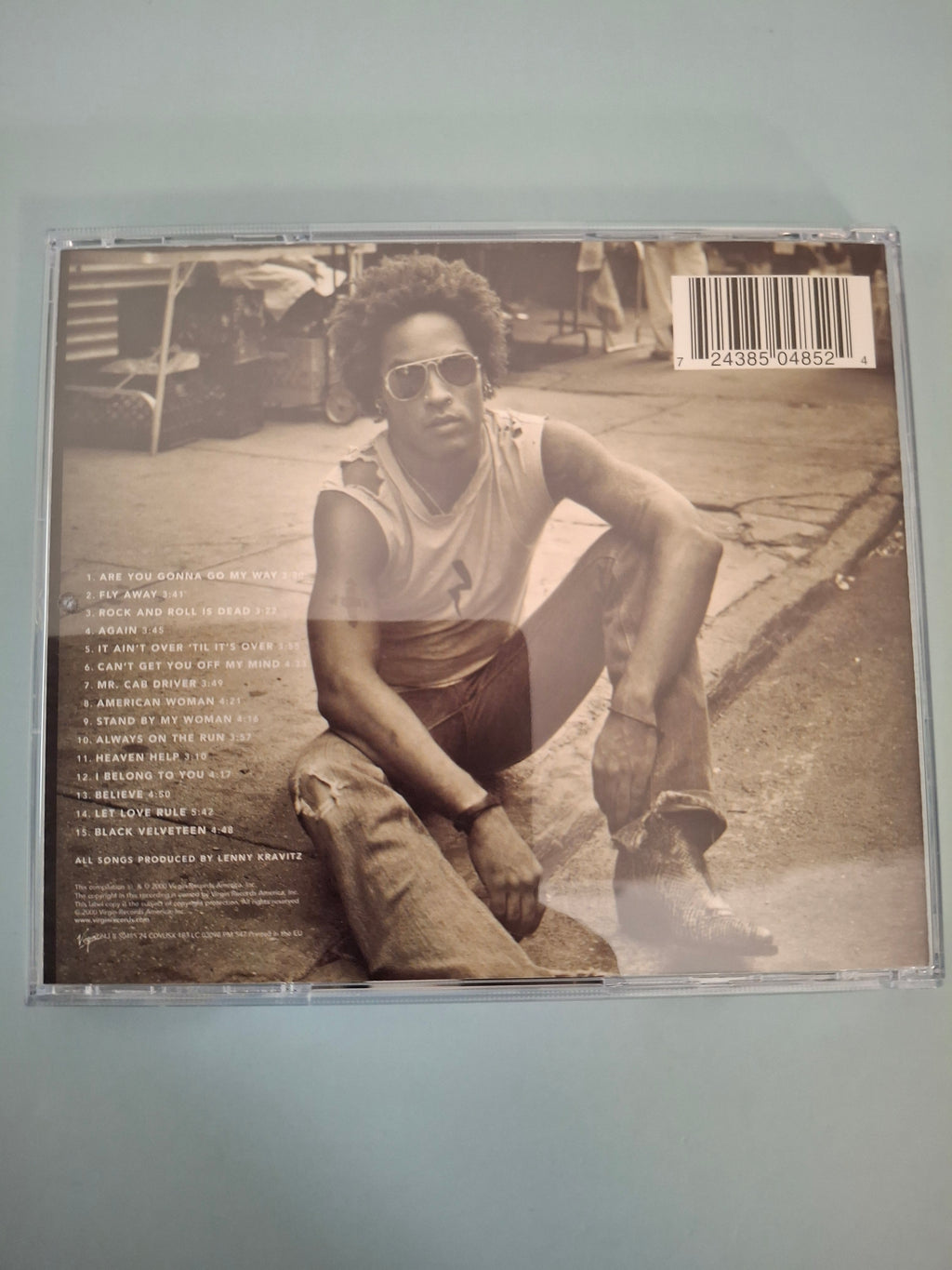 Lenny Kravitz - Greatest Hits - 15 Classic Rock & Soul Tracks, CD Album Edition (Virgin Records, 2000)