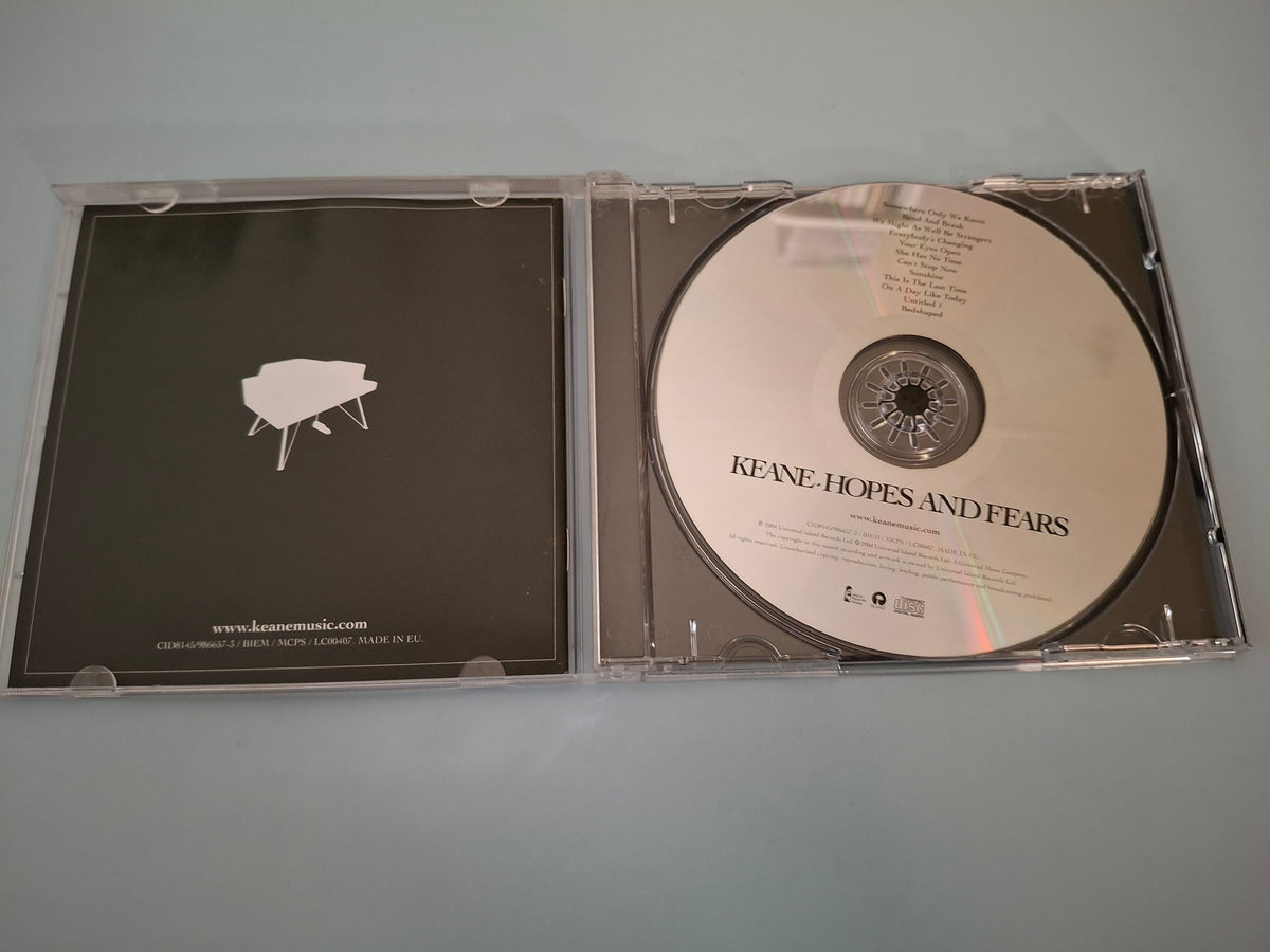 Keane - Hopes And Fears - Special Edition 12-Track Piano-Pop Studio Album CD (Island Records, 2004)