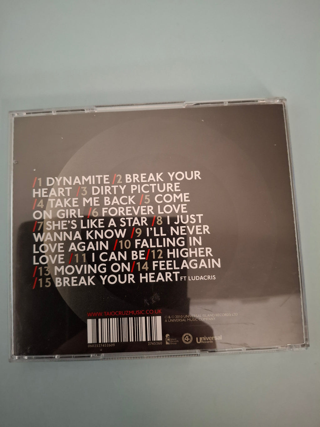Taio Cruz - The Rokstarr Collection - 15-Track UK R&B & Electropop CD Album Edition (Island Records, 2010)