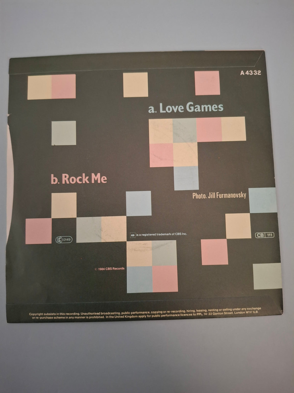 Belle And The Devotions - Love Games - Britain's 'Song For Europe' 1984, 7" Vinyl Single Edition (CBS, 1984)