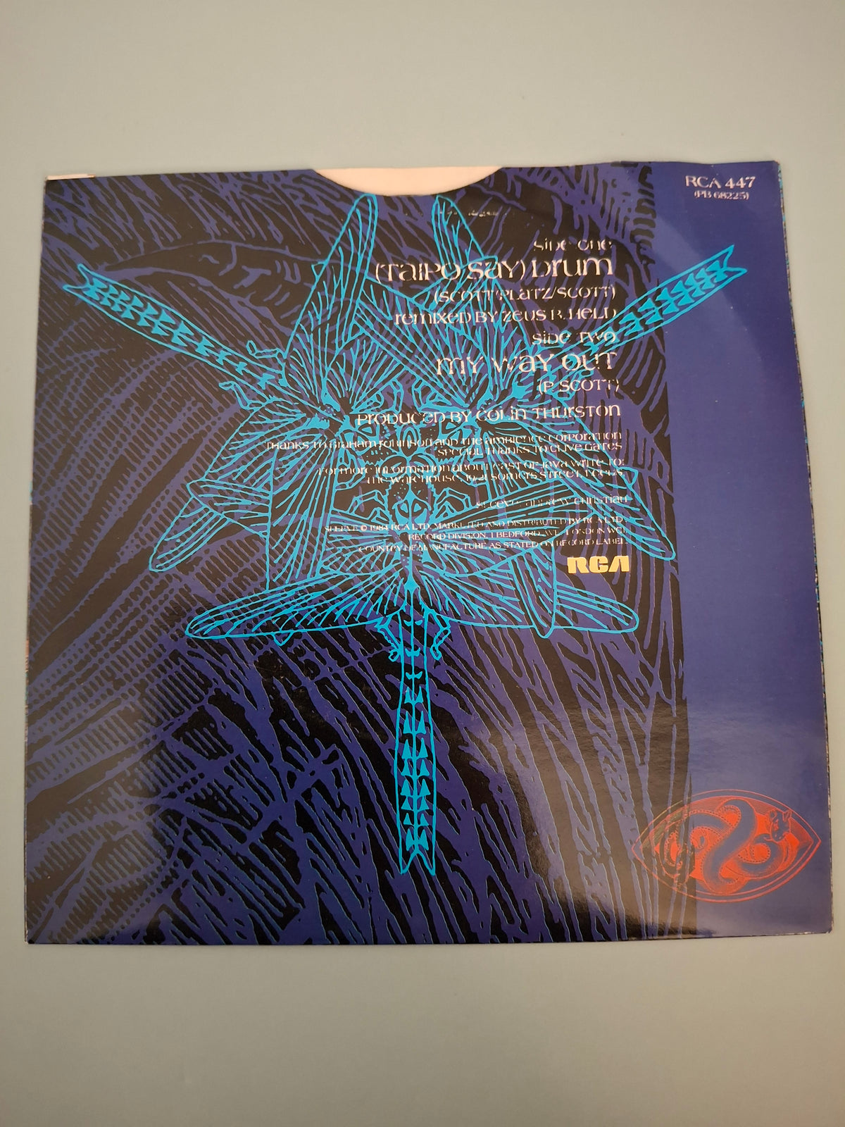 East of Java - (Taipo Say) Drum - Rare UK Original First Pressing 7" Vinyl Single (RCA, 1985)