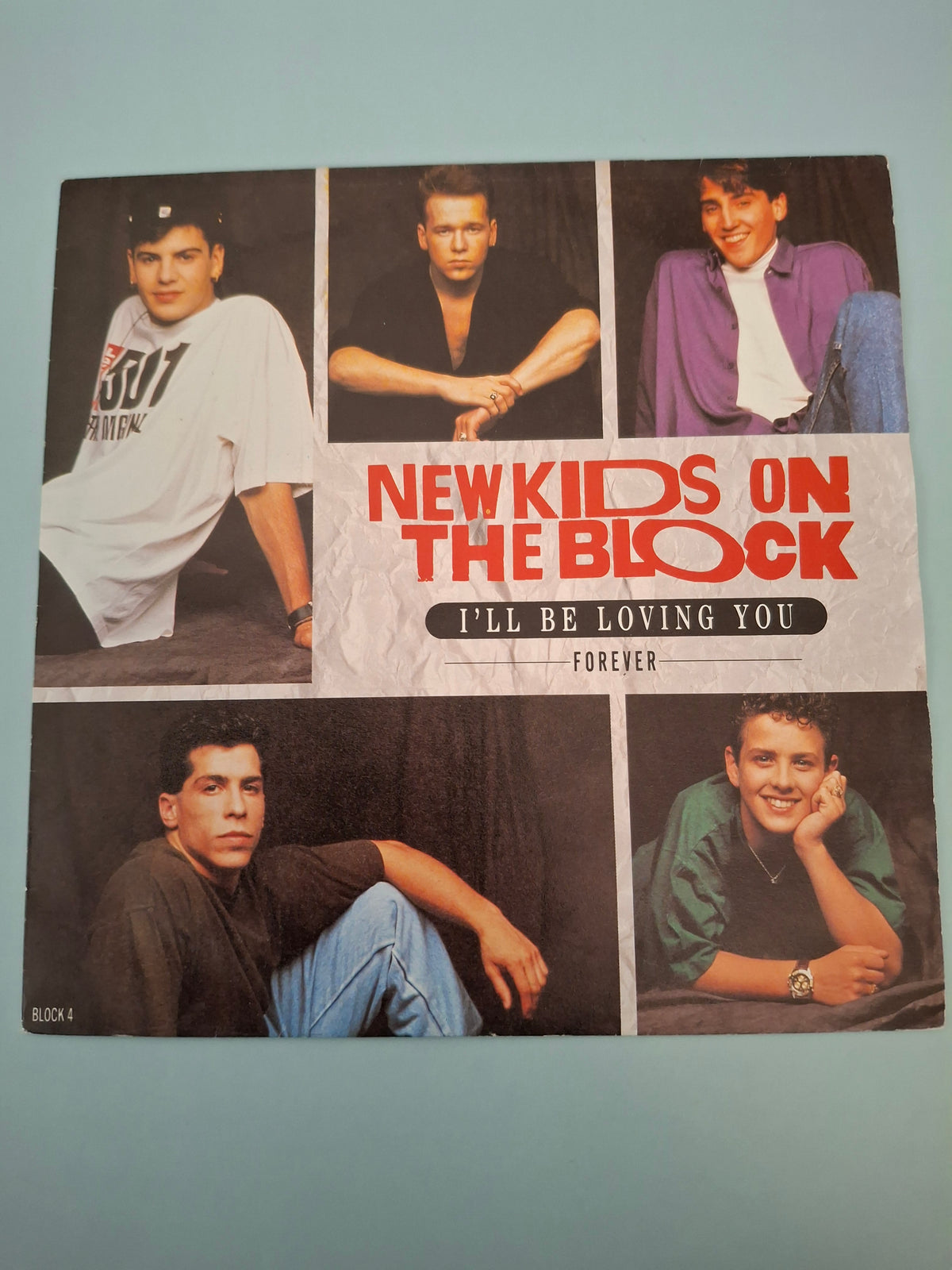 New Kids On The Block - I'll Be Loving You (Forever) - Original UK First Pressing 7" Vinyl Single (CBS, 1989)