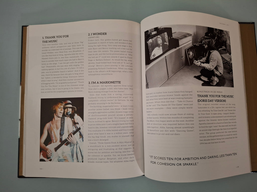 Robert Scott - ABBA: Thank You For The Music - The Stories Behind Every Song, Hardback Deluxe Illustrated History Guide (Carlton Books, 2019)