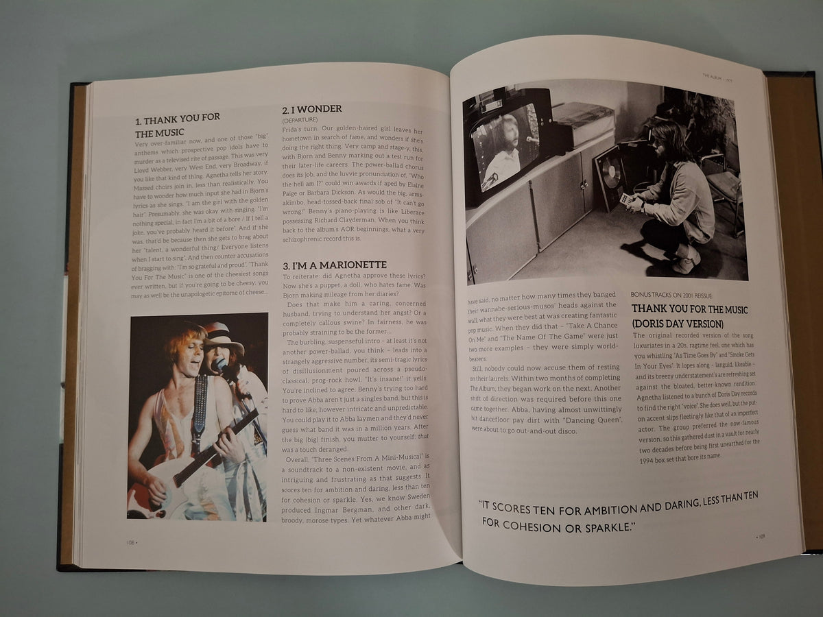 Robert Scott - ABBA: Thank You For The Music - The Stories Behind Every Song, Hardback Deluxe Illustrated History Guide (Carlton Books, 2019)