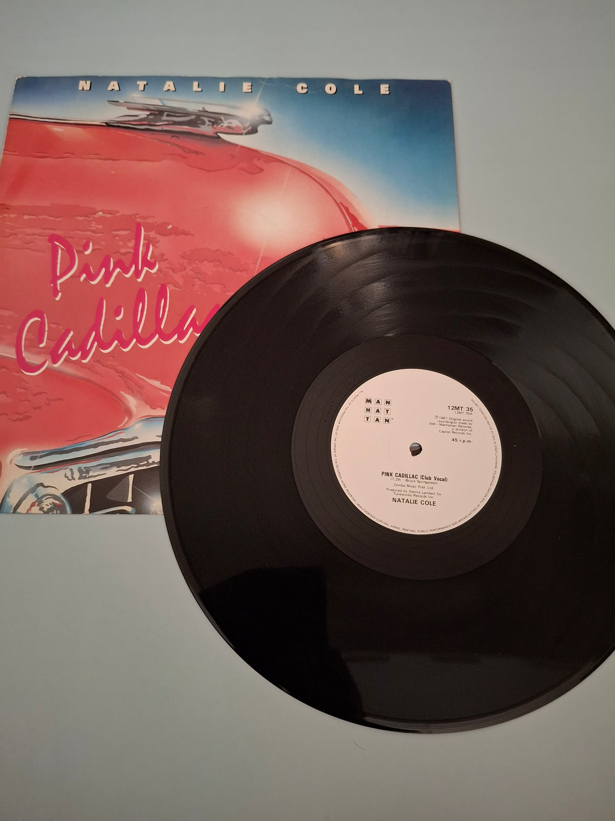 Natalie Cole - Pink Cadillac - Original UK First Pressing 12" Extended Maxi Vinyl Single (EMI Manhattan, 1988)
