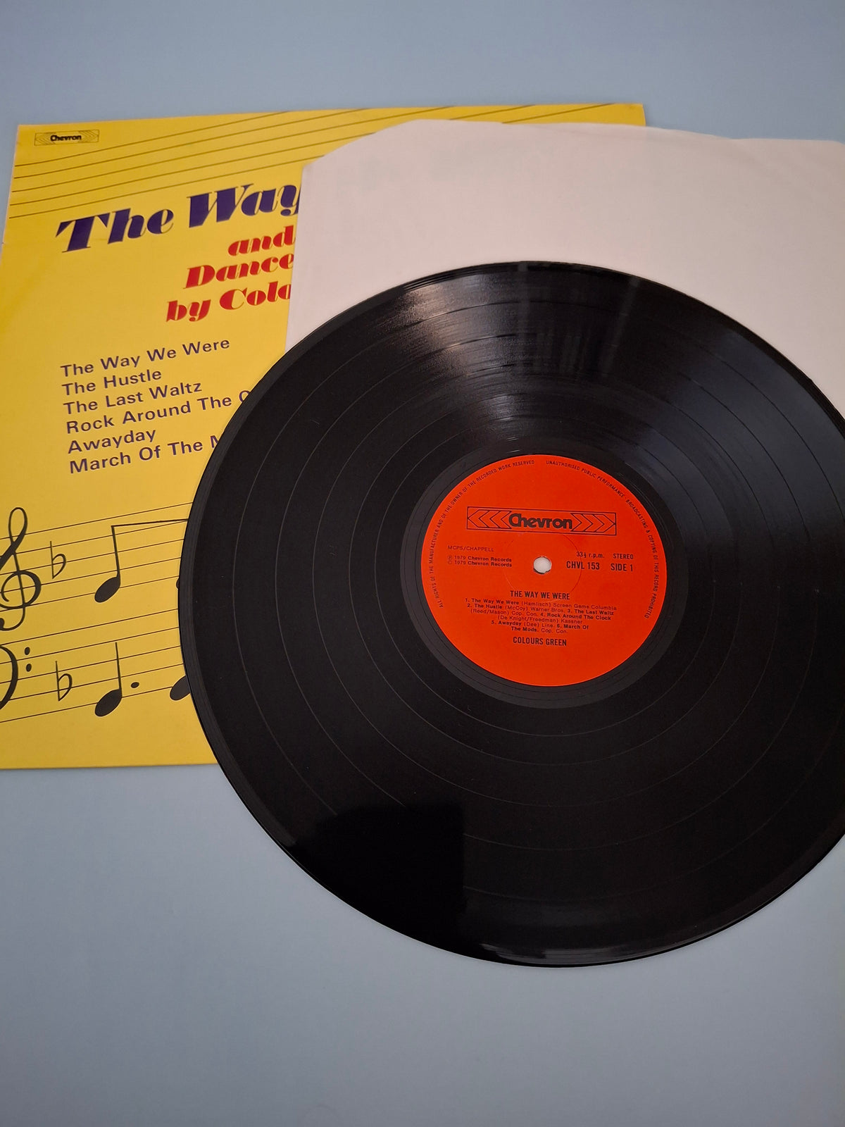 Colours Green - The Way We Were And Other Dance Melodies - Original UK First Pressing 12" Vinyl LP (Chevron, 1979)
