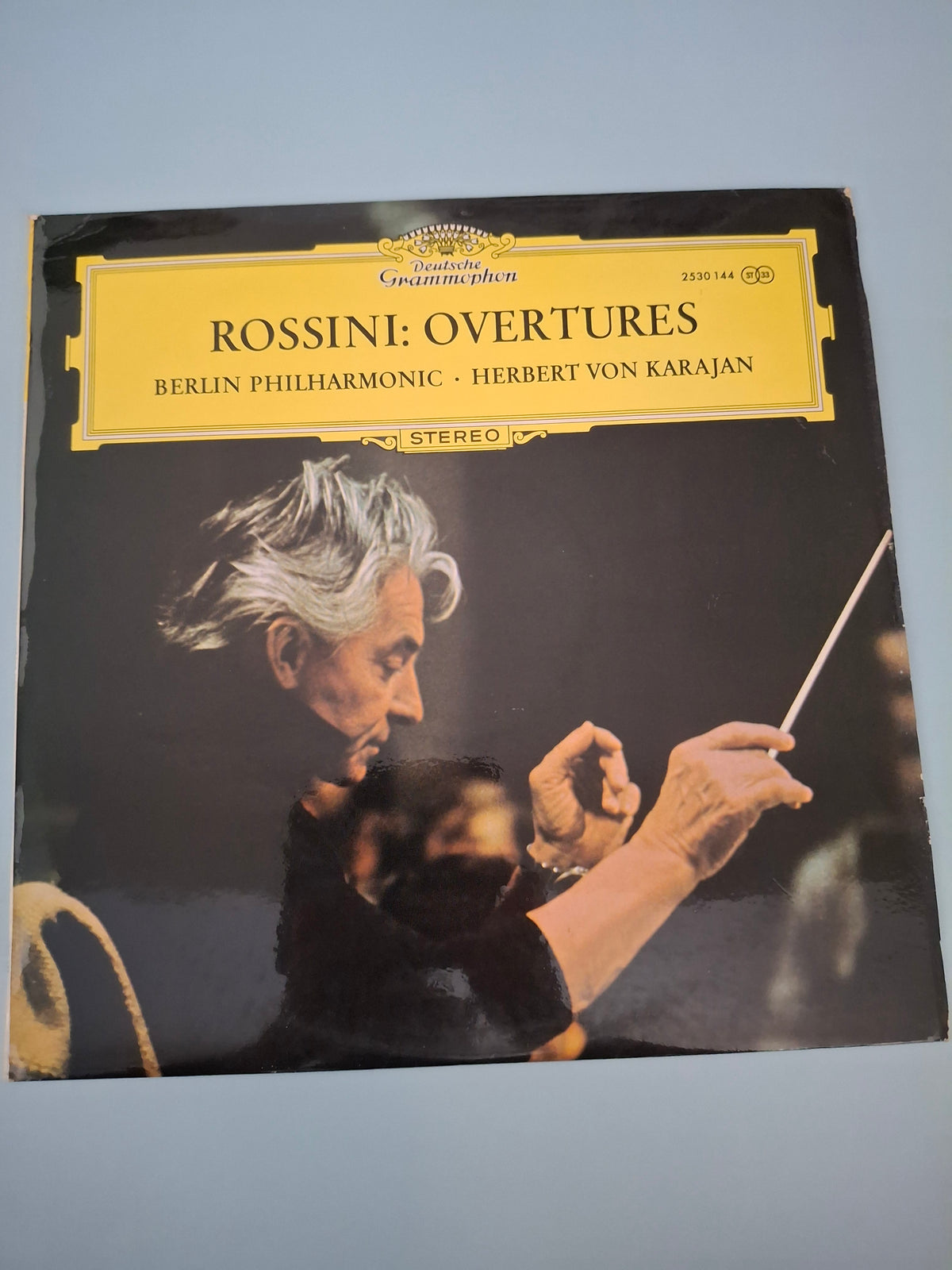 Gioachino Rossini - Overtures (Conducted by Herbert von Karajan / Berlin Philharmonic Orchestra) - Original UK First Pressing 12" Vinyl LP (Deutsche Grammophon, 1971)
