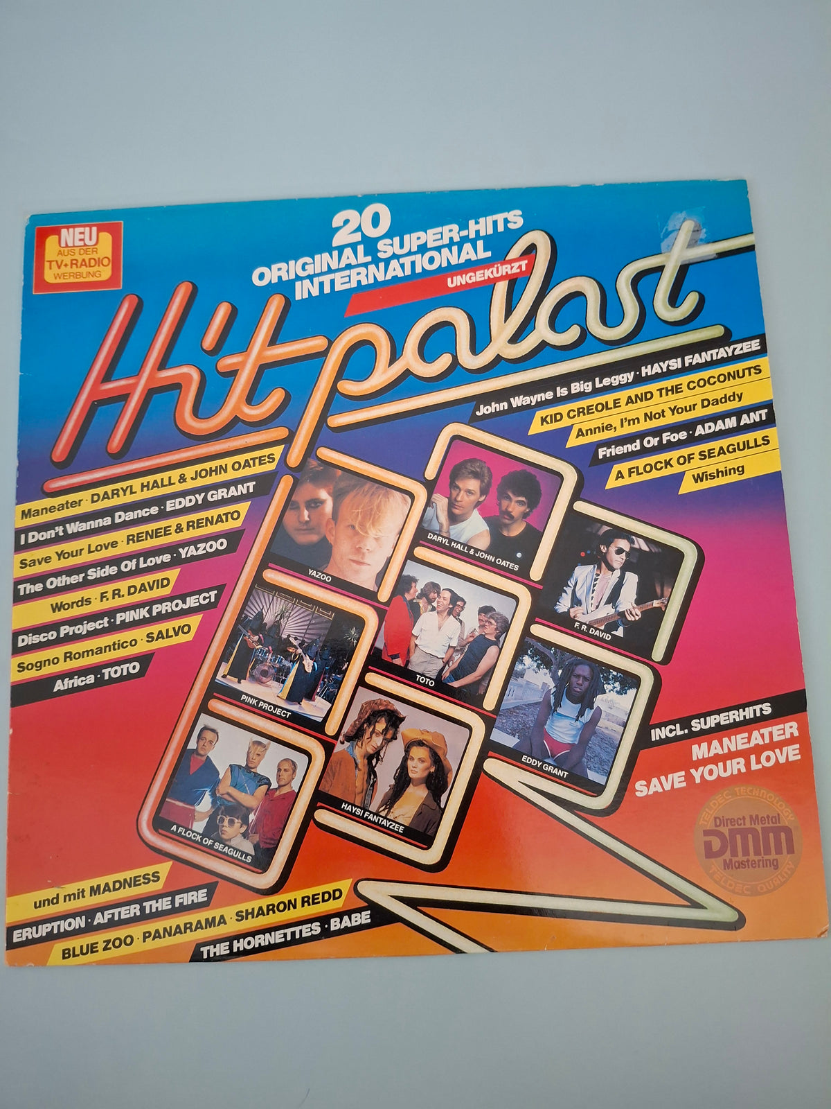 Various - Hit-Palast - 20 Original Super-Hits International - Rare German Audiophile DMM Pressing 12" Vinyl LP (TELDEC, 1982)