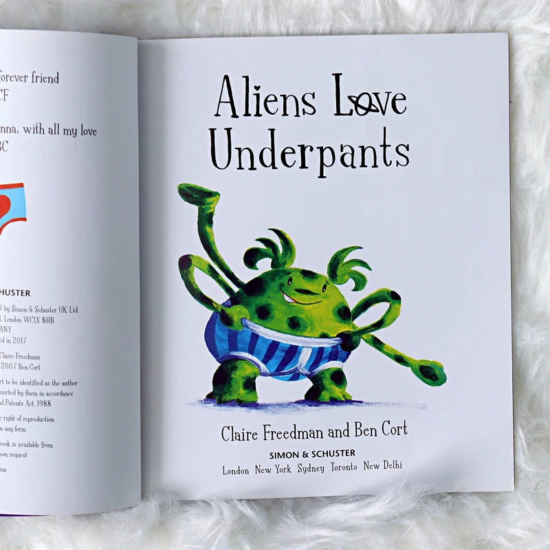 Illustrated Children's Picture Book Bundle - 3 Selection Set (Flanimals, Aliens Love Underpants)
