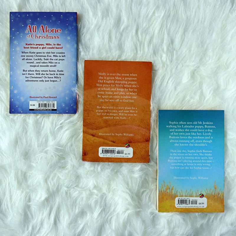 Children's Puppy Adventure Book Bundle - 3 Paperback Selection (Holly Webb & Justine Smith)