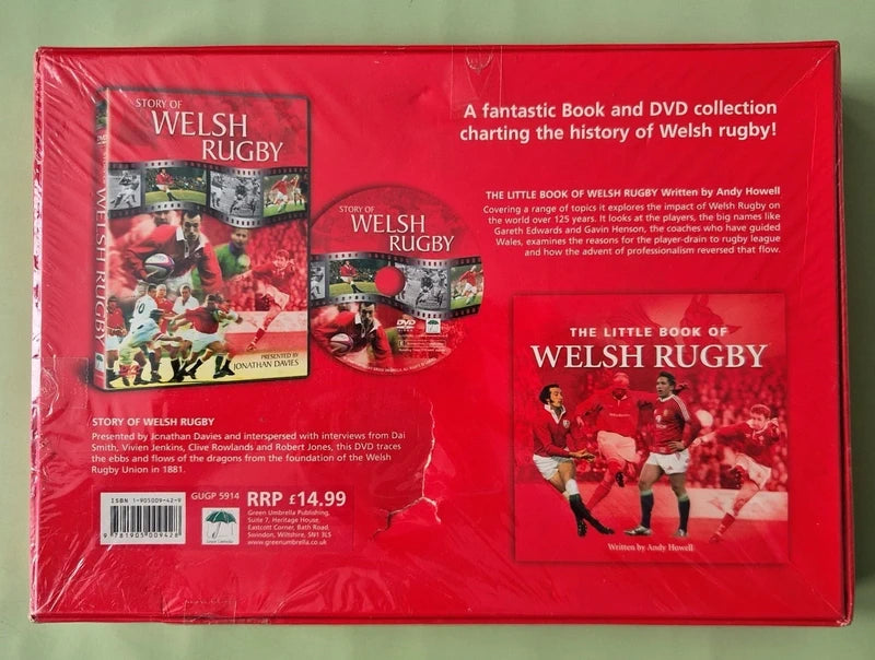 Official Rugby History Book & DVD Gift Set Bundle – 3-Pack Collector’s Collection (Pre-Owned / Never Used)
