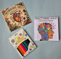 Anatomical Art & Psychological Surrealism Coloring Bundle – 2 Books + 20 Premium Pencils