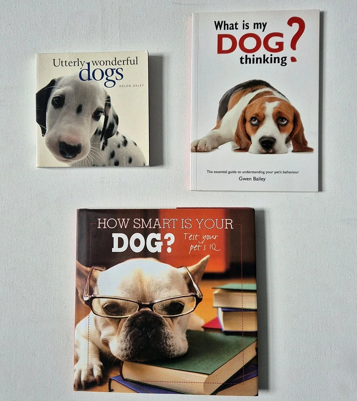 Dog Psychology & Behavior Book Bundle - 3 Selection Set (Gwen Bailey, Helen Exley)