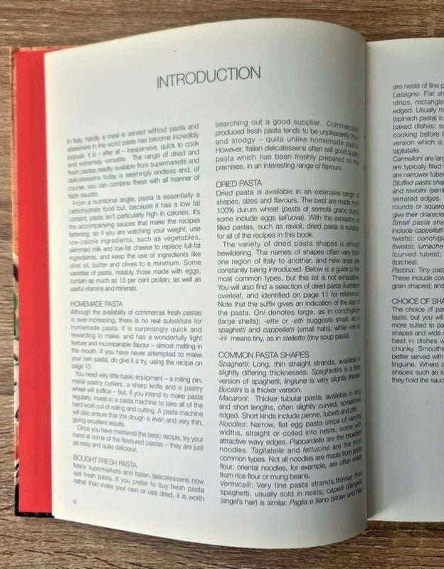 Pasta: Italian, Asian, American... and More by Judith Hill (1995, Food & Wine Books First Edition Hardback)