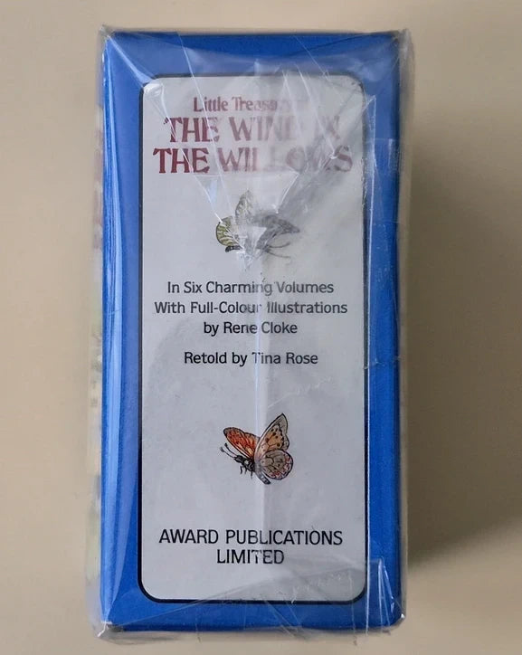 Vintage 1988 "Little Treasury of The Wind in the Willows" Mini Board Book Set – 6 Volumes (Factory Sealed / Rare)