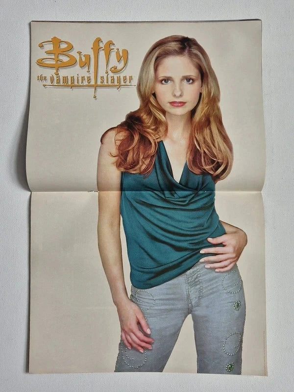 Buffy The Vampire Slayer Official Magazine – Vintage Final Season 9-Issue "Time Capsule" Collector’s Lot (Issues 40-48) – W/ RARE Tattoos, Valentine Card & Intact Posters
