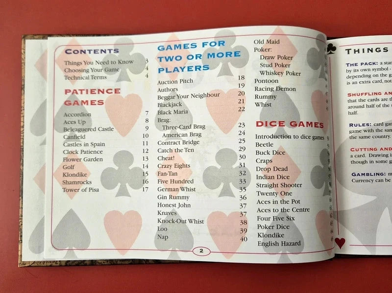 Ultimate Family Games Night Set Giant Poker Paladone Book and 2 Playing Card Decks