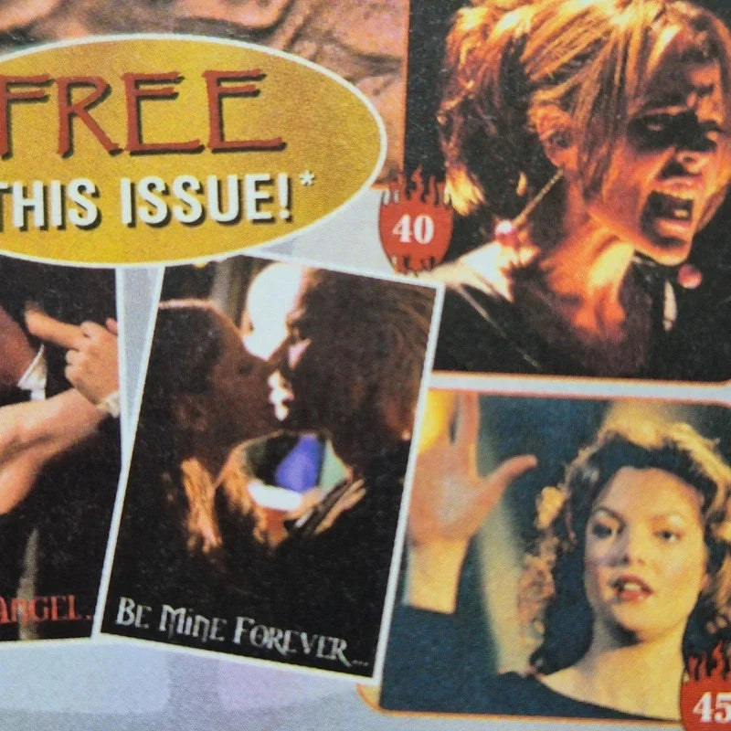 Buffy The Vampire Slayer Official Magazine – Vintage Final Season 9-Issue "Time Capsule" Collector’s Lot (Issues 40-48) – W/ RARE Tattoos, Valentine Card & Intact Posters