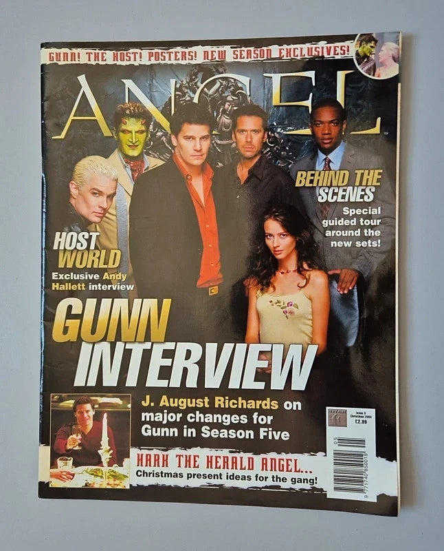Angel Magazine Bundle – Issues 4, 5, 6, 16 – Rare T-Shirt Transfer & Posters