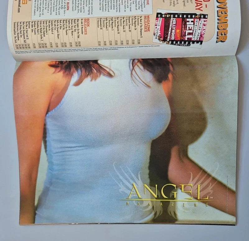 Angel Magazine Bundle – Issues 4, 5, 6, 16 – Rare T-Shirt Transfer & Posters