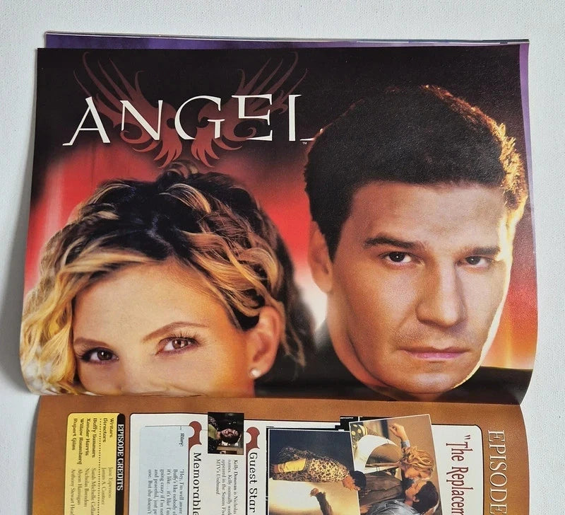 Buffy The Vampire Slayer Official Magazine – Vintage Final Season 9-Issue "Time Capsule" Collector’s Lot (Issues 40-48) – W/ RARE Tattoos, Valentine Card & Intact Posters