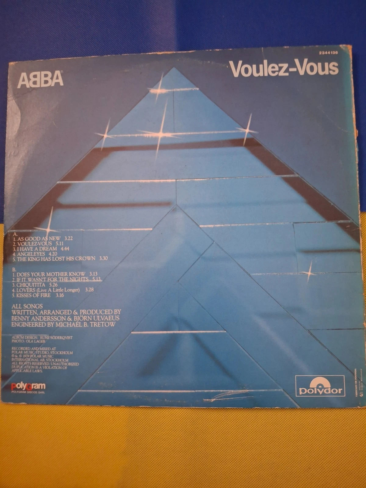 ABBA - Voulez-Vous (1979) Vinyl LP - Rare Original Portuguese Pressing (Polydor 2344 136)