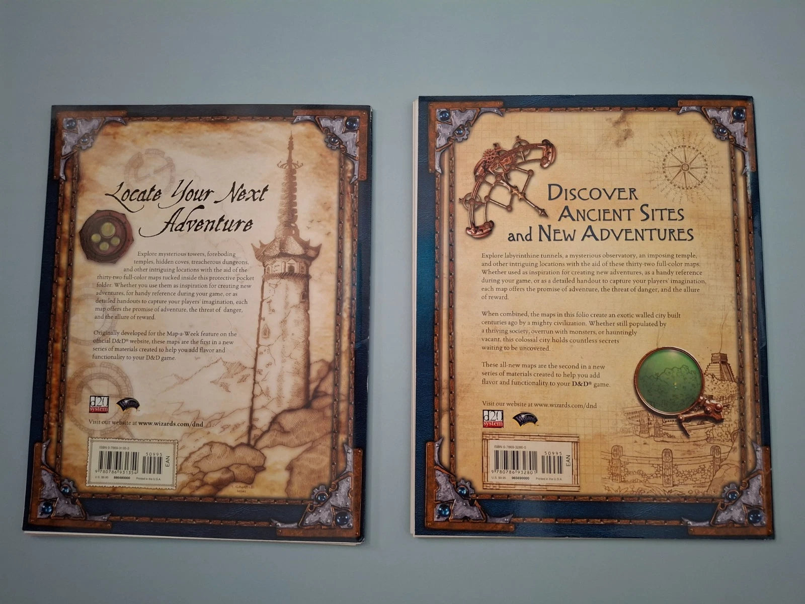 Dungeons & Dragons Map Folio I & II Complete Set (3.5e) – All 32 Maps Included