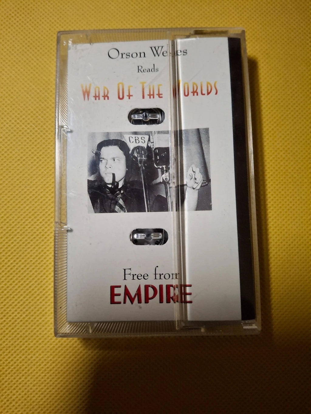 Vintage 1995 Orson Welles "War of the Worlds" Promo Cassette Tape – Empire Magazine Exclusive (Very Good Condition)