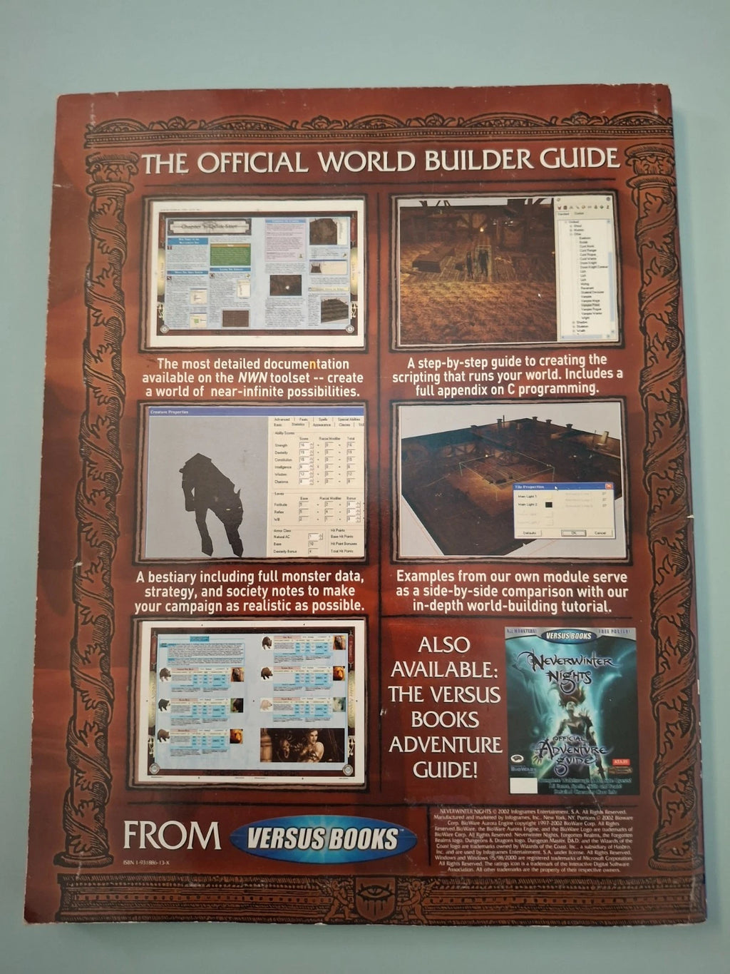 Neverwinter Nights Official Adventure Guide Vol. 41 Versus Books Strategy Guide