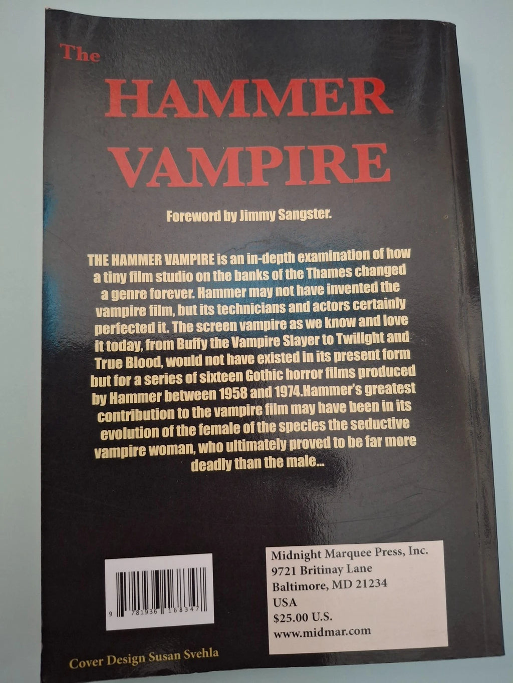 British Cult Cinema: The Hammer Vampire by Bruce G. Hallenbeck (Paperback, 2010)