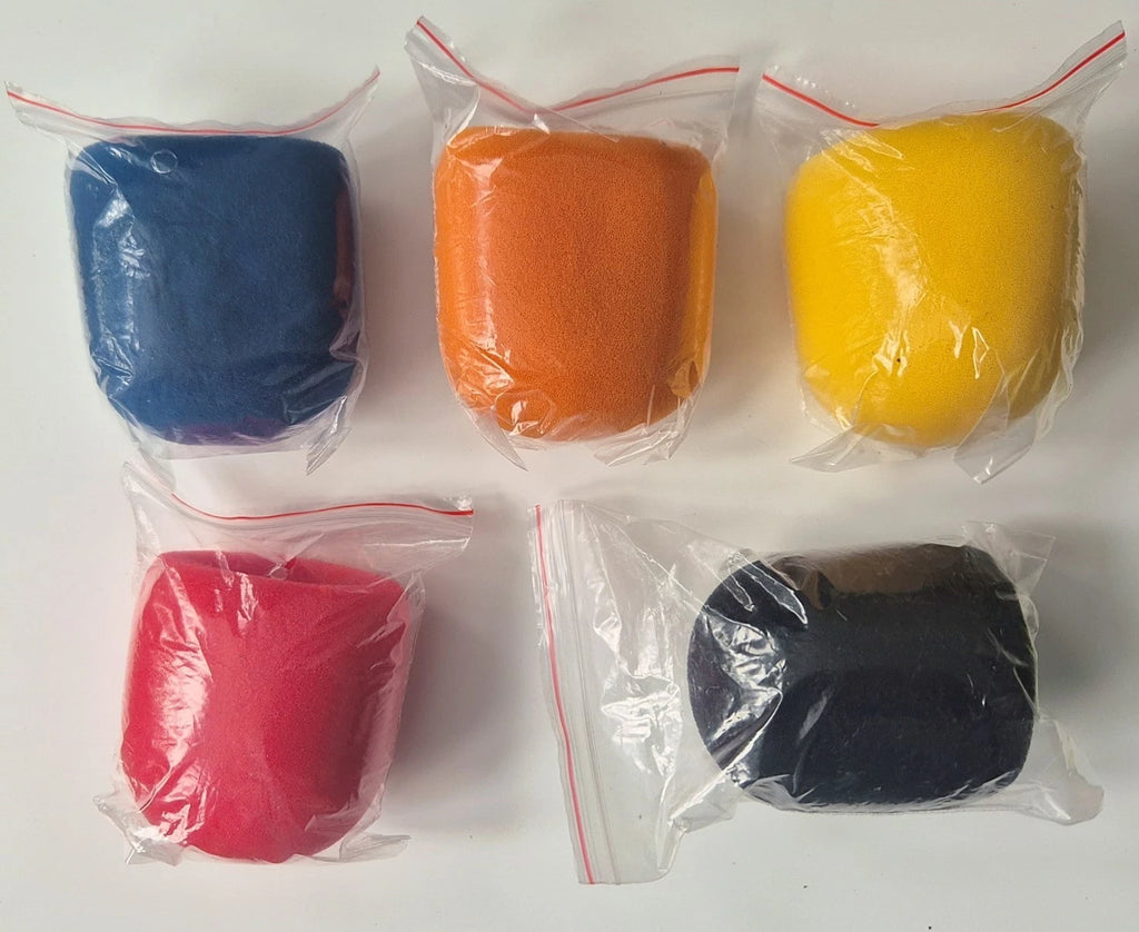 Pulse MWS-5PK Microphone Foam Windshields Covers Multicoloured Pack of 5 NEW
