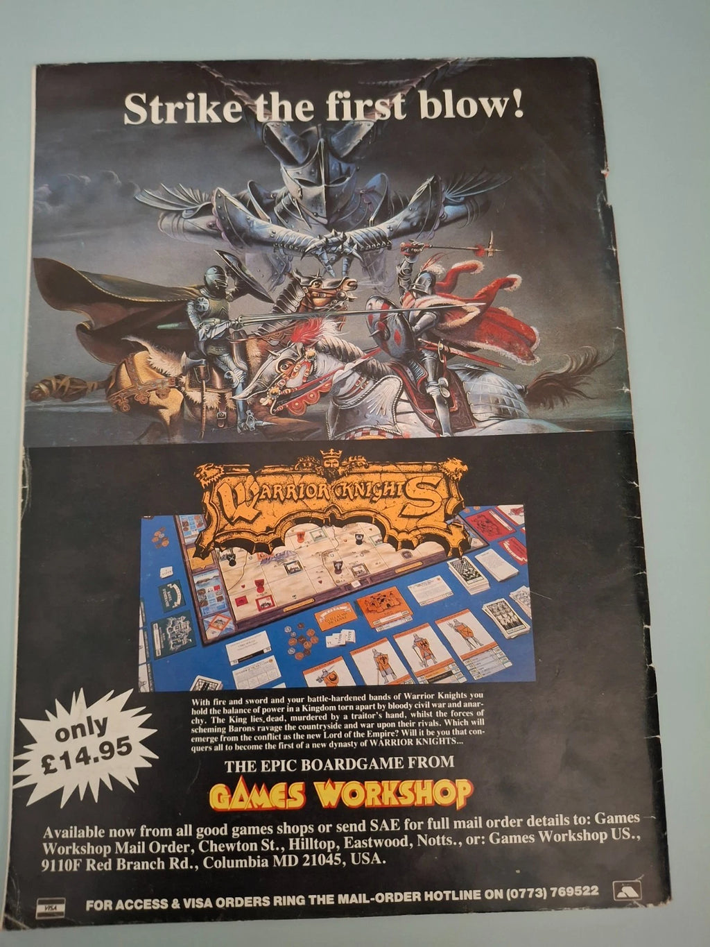 Warlock Fighting Fantasy Magazine Issue 7 Vintage 1985 - Rare