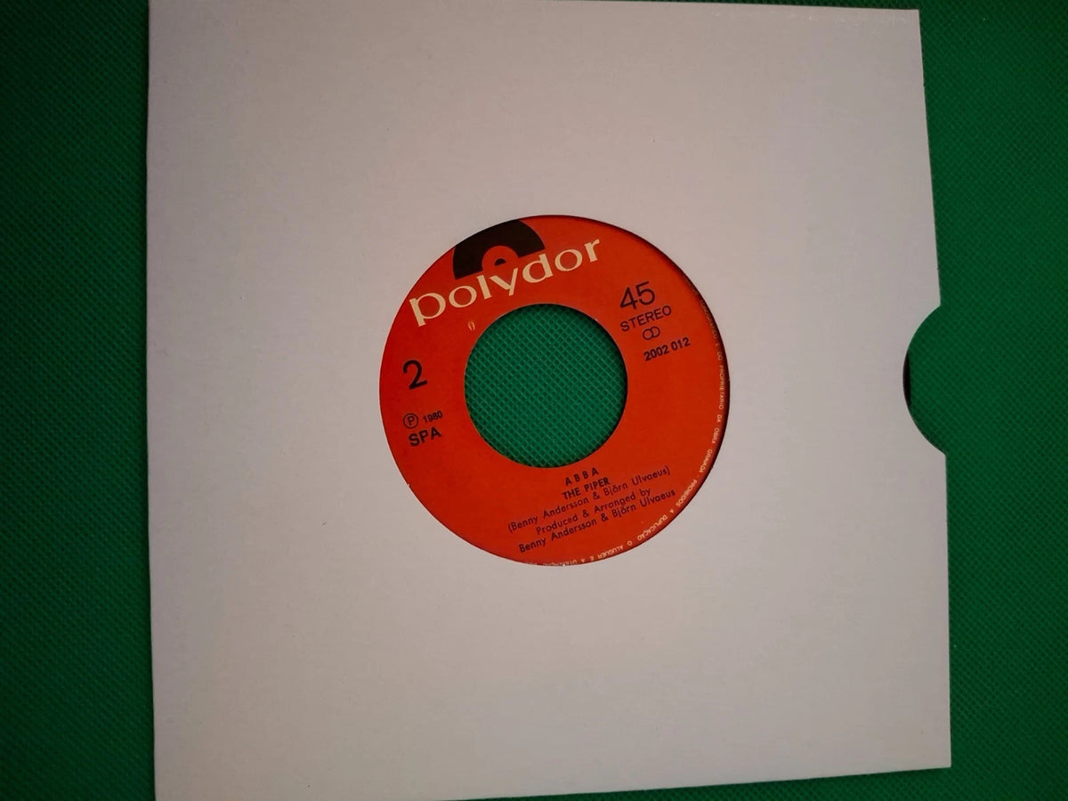 ABBA – Super Trouper / The Piper (1980) | Vintage Portuguese Import 7" Vinyl Single (Polydor, 2002 012)