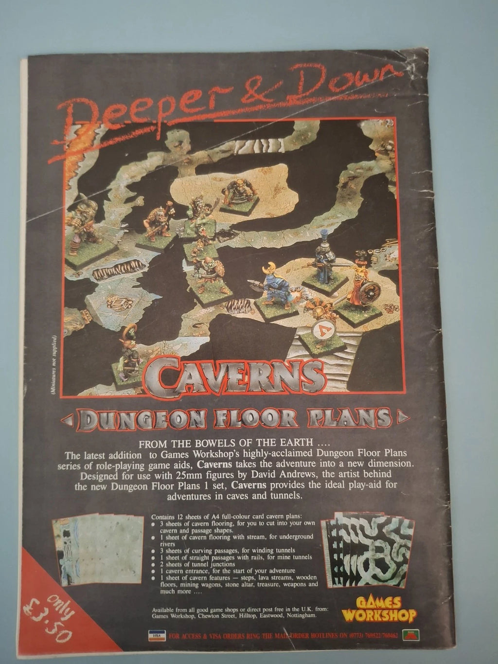 Warlock Fighting Fantasy Magazine Issue 11 COMPLETE With Judge Dredd Board Game