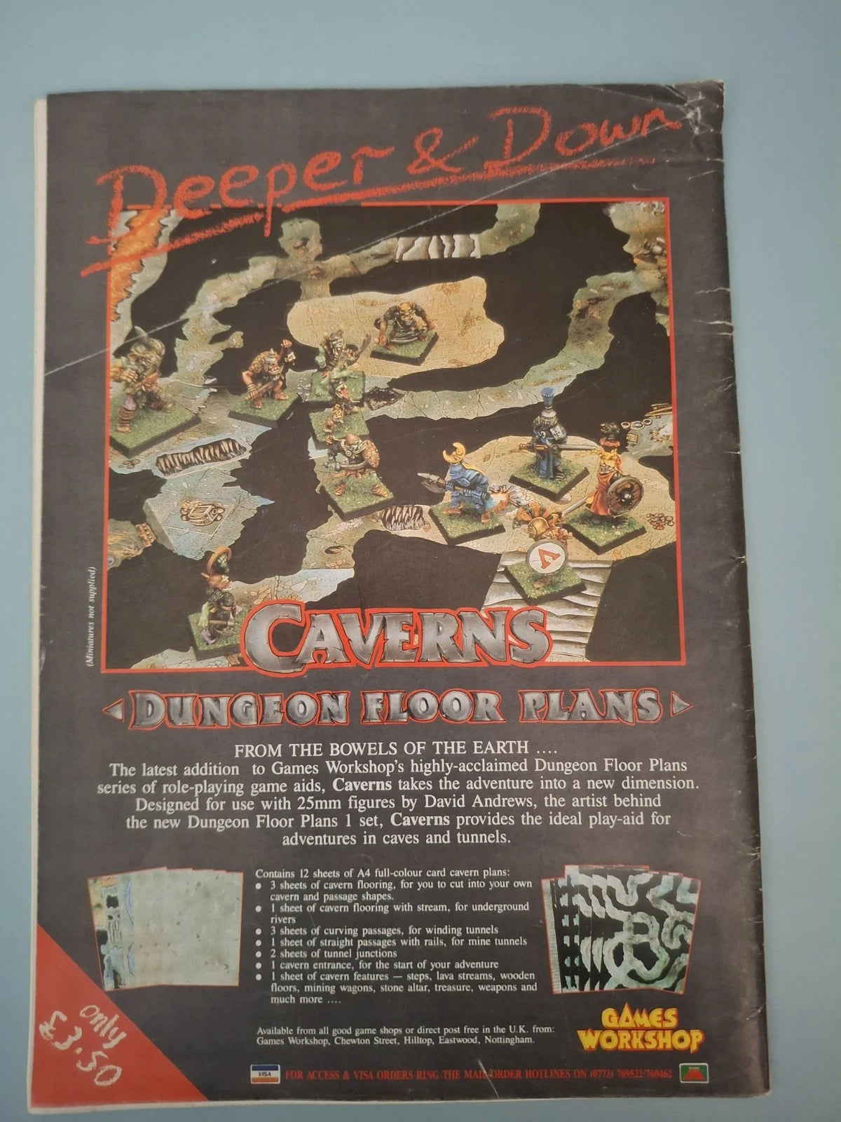 Warlock Fighting Fantasy Magazine Issue 11 COMPLETE With Judge Dredd Board Game