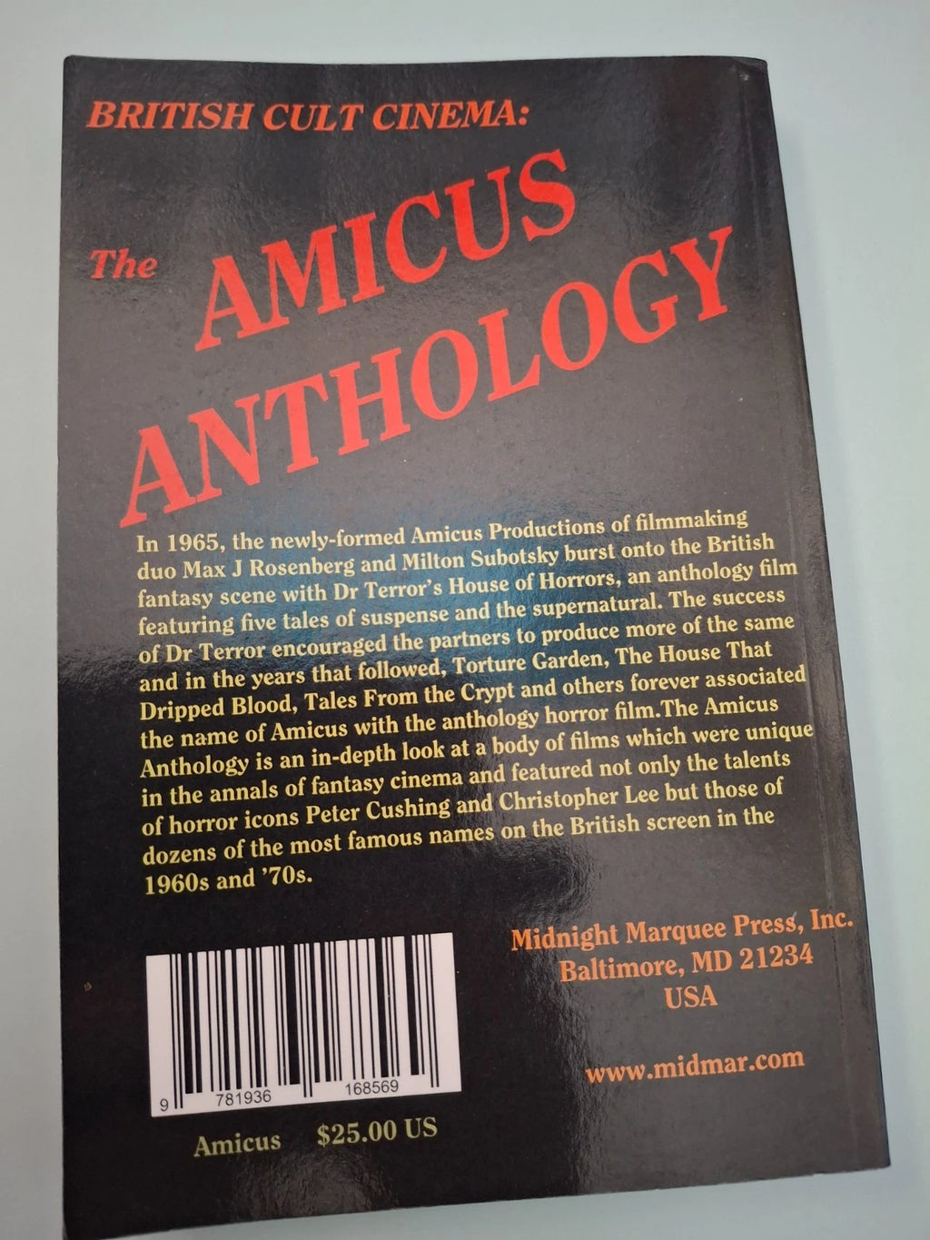 British Cult Cinema: The Amicus Anthology - Bruce G Hallenbeck (Paperback, 2014)