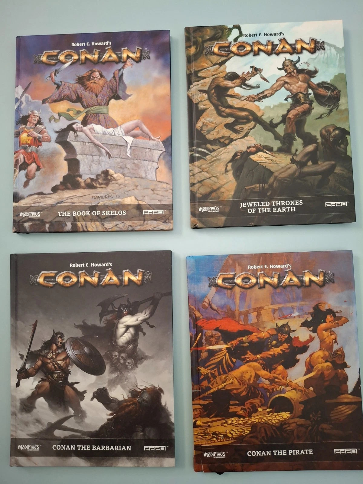 Conan RPG 4-Book Expansion Lot (Modiphius 2d20) Out of Print Collection