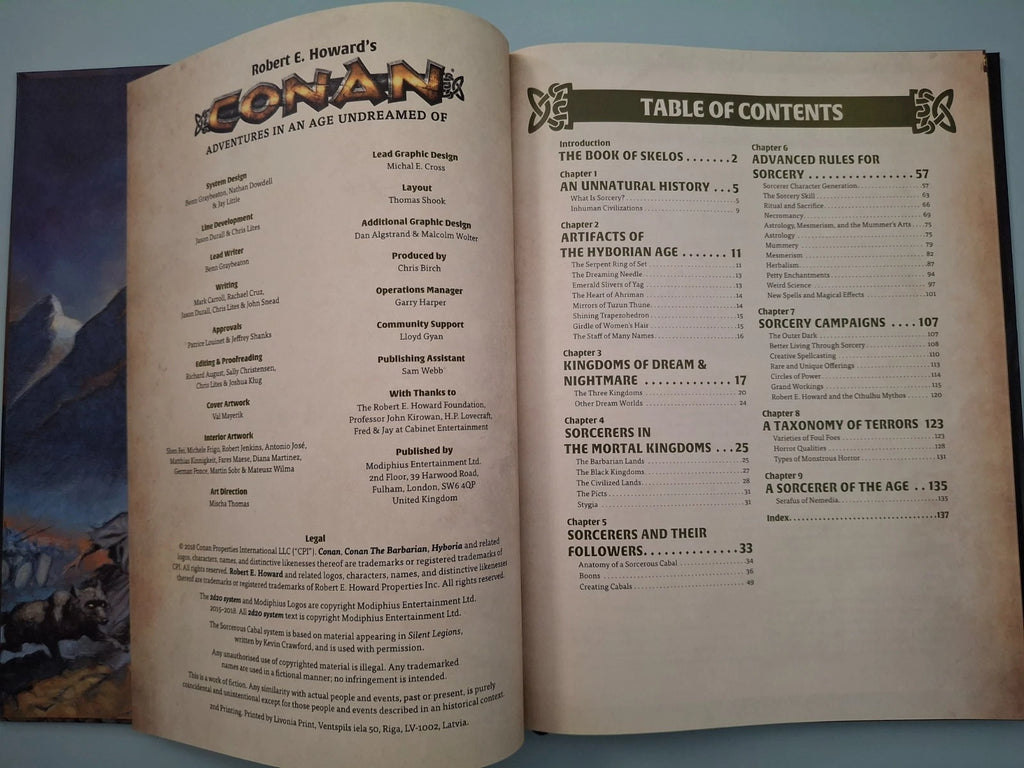Conan RPG 4-Book Expansion Lot (Modiphius 2d20) Out of Print Collection