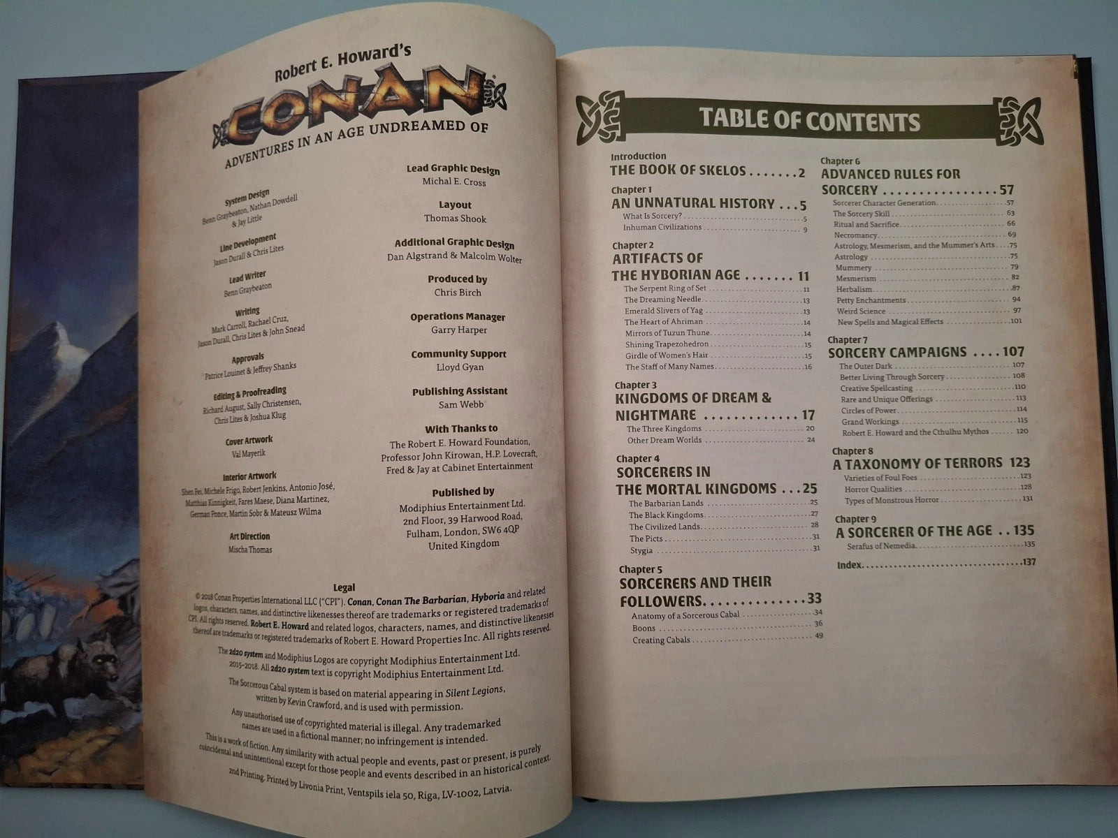 Conan RPG 4-Book Expansion Lot (Modiphius 2d20) Out of Print Collection